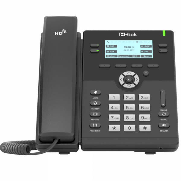 Htek UC912E Standard Business IP Phone WiFi Bluetooth