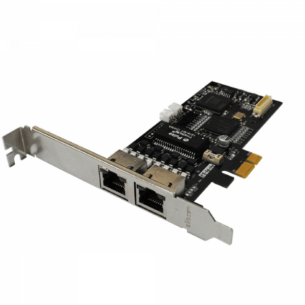 Allo 2 Port PRI Card PCIe with LEC 4th Gen 2E1