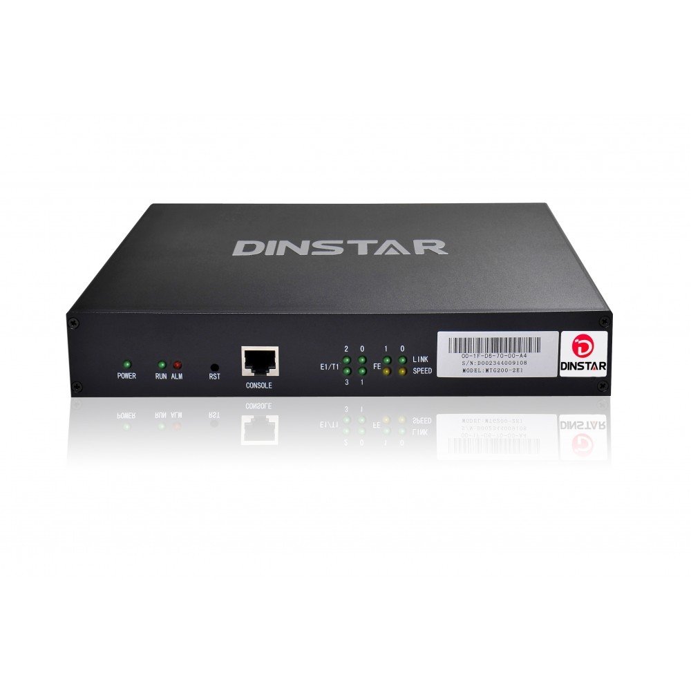 Dinstar MTG200 Digital E1 Trunk Gateway 4E1